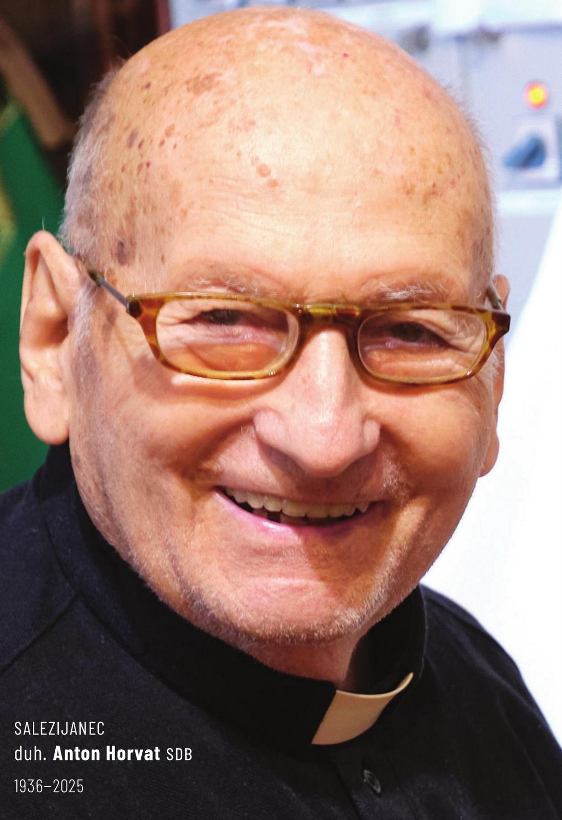 salezijanec duhovnik Anton Horvat SDB